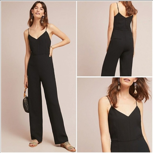 slim black jumpsuit